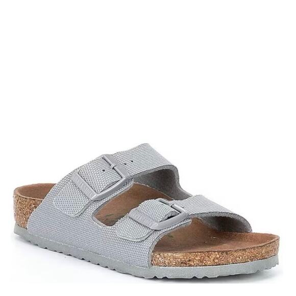 BIRKENSTOCK Kid's 170 27 US 9 9.5 Arizona Banded Buckle Vegan Sandal Shoes Gray - Picture 1 of 11